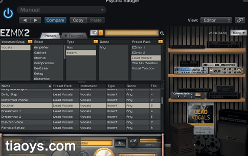 自动混音神器 – Toontrack – EZmix 2 v2.2.3[Windows]