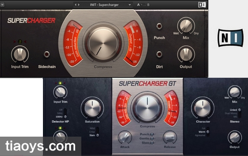 电子管仿真压缩器 – Native Instruments Supercharger GT v1.3.1[Windows]