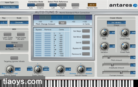 修音电音变声插件 - Antares Auto Tune 7 v7.6.8[MacOS]插图