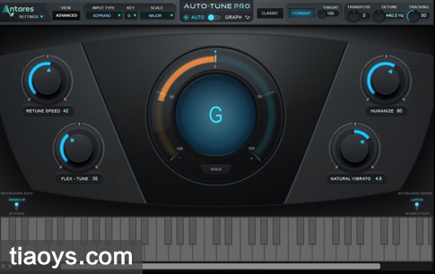 修音电音变声插件全家桶 – Antares Auto Tune PRO 9 v9.1.1[Windows]