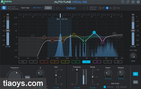 动态均衡器插件 – Antares Auto Tune Vocal EQ v1.0.0[Windows]