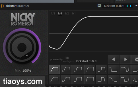 侧链压缩效果器 – Nicky Romero Kickstart v1.0.9[MacOS]