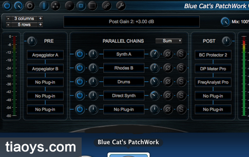 蓝猫成员插件 – Blue Cat Audio Blue Cat’s PatchWork v1.7.1[MacOS]