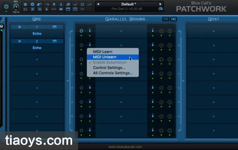蓝猫成员插件 – Blue Cat Audio Blue Cat’s PatchWork v2.4.3[MacOS]