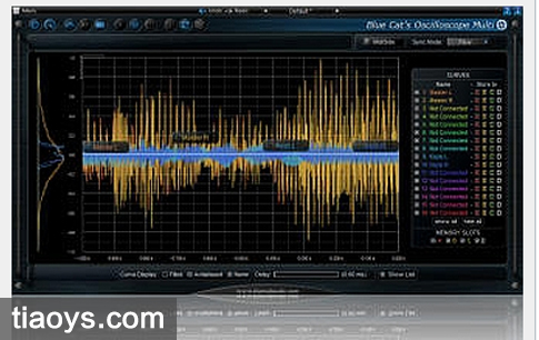 蓝猫成员效果器 – Blue Cat Audio - Blue Cats Oscilloscope Multi v2.1[Windows]插图