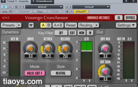 曲目压缩机 – Voxengo – Crunchessor v2.10[MacOS]