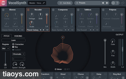 人声电音效果器 – iZotope VocalSynth 2 v2.1.0[Windows]