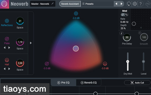 人工智能混响效果器 – iZotope Neoverb v1.2.0[Windows]