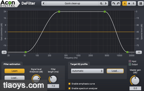滤波器 - Acon Digital DeFilter v1.2.1[Windows]插图