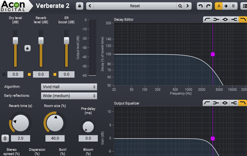 算法混响插件 – Acon Digital Verberate 2 v2.1.1[MacOS]
