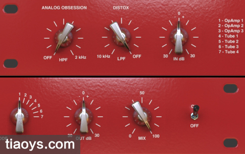 模拟失真插件 – Analog Obsession Distox v2.1[Windows]