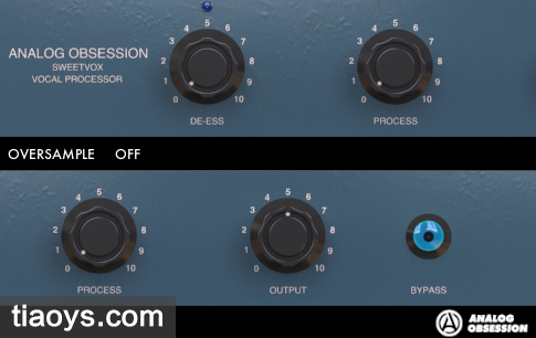 全模拟声乐处理器插件 – Analog Obsession SweetVox v2.0[MacOS]