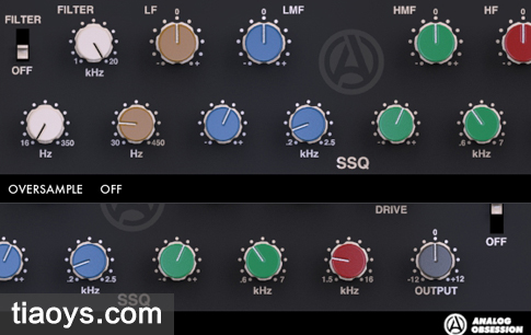 全模拟的四频段均衡器插件 - Analog Obsession SSQ v3.0插图