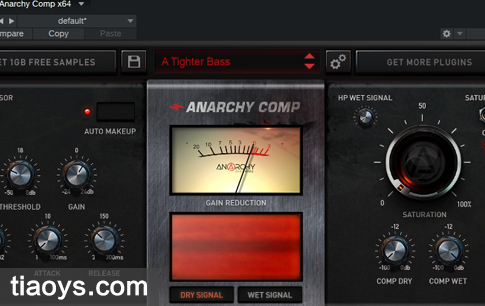 经典的压缩器插件 – Anarchy Audioworx Anarchy Comp v1.0.0[MacOS]