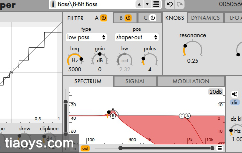 压缩失真饱和和颤音插件 – ApulSoft apShaper v1.0.1[Windows]