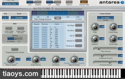 人声处理自动修音插件 – Antares Auto-Tune v7.7.5 MacOS