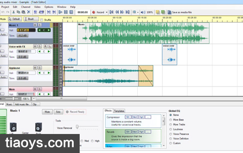 适合初学者使用的音频编辑软件 – Easy Audio Mixer 2.4 Windows