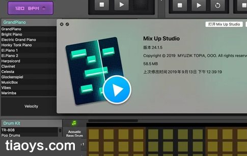 混合专业音序器 – Mix Up Studio 3.1.5 MacOS