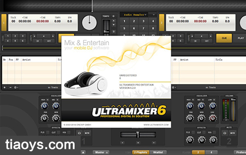 DJ现场混音软件 – UltraMixer Pro Entertain 6.2.11 Windows