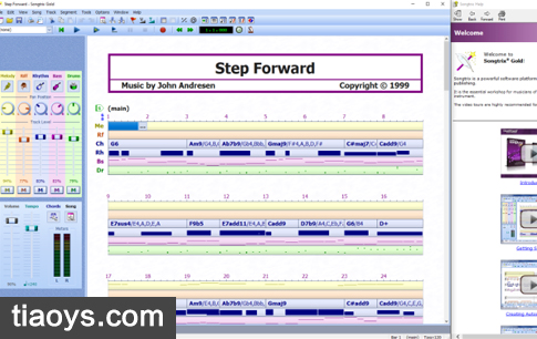 智能创作编曲宿主 – ChordWizard SongTrix Gold 3.0.3a Windows